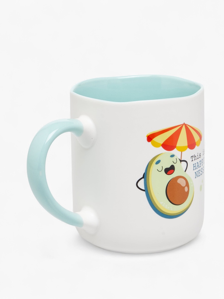 Avocado Print New Bone China Mug with Handle - 380 ml