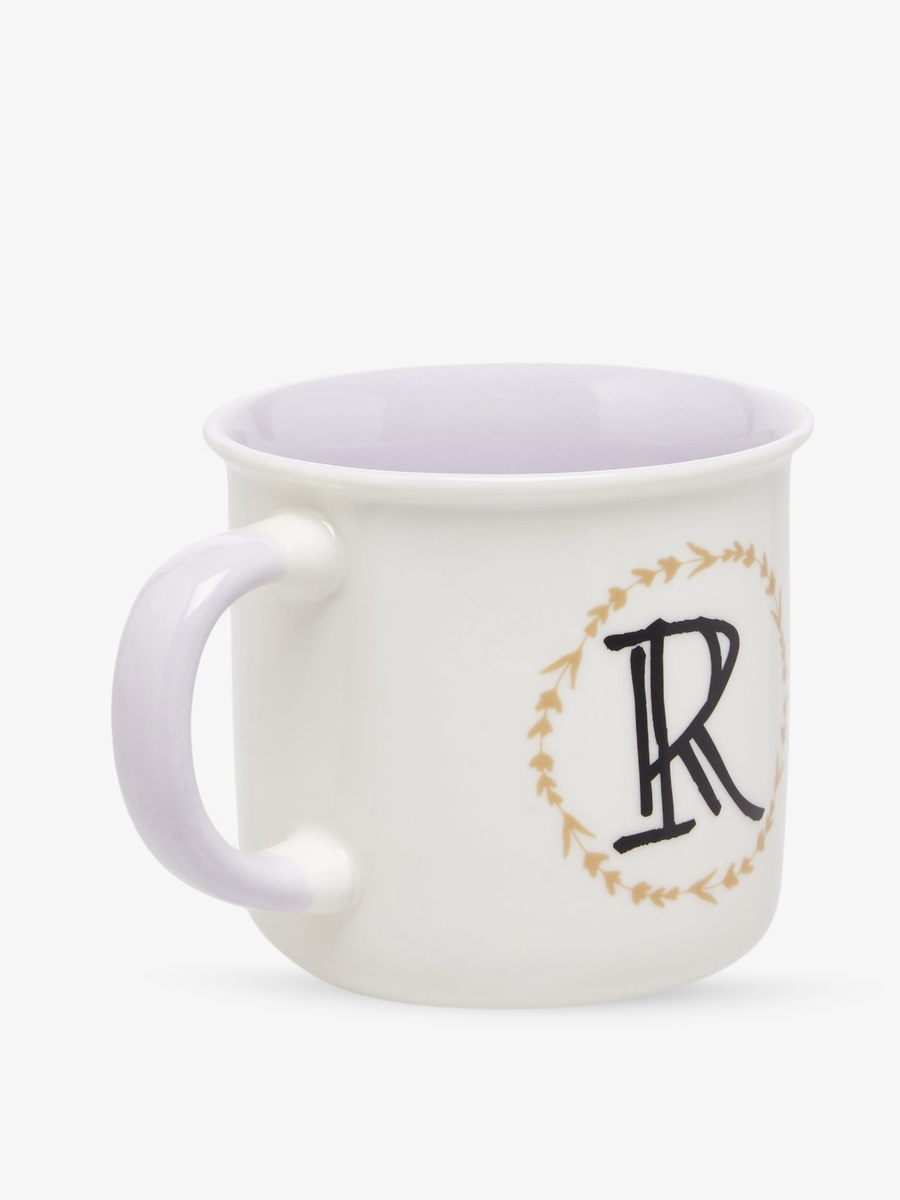 Initial R Print New Bone China Mug with Handle - 335 ml