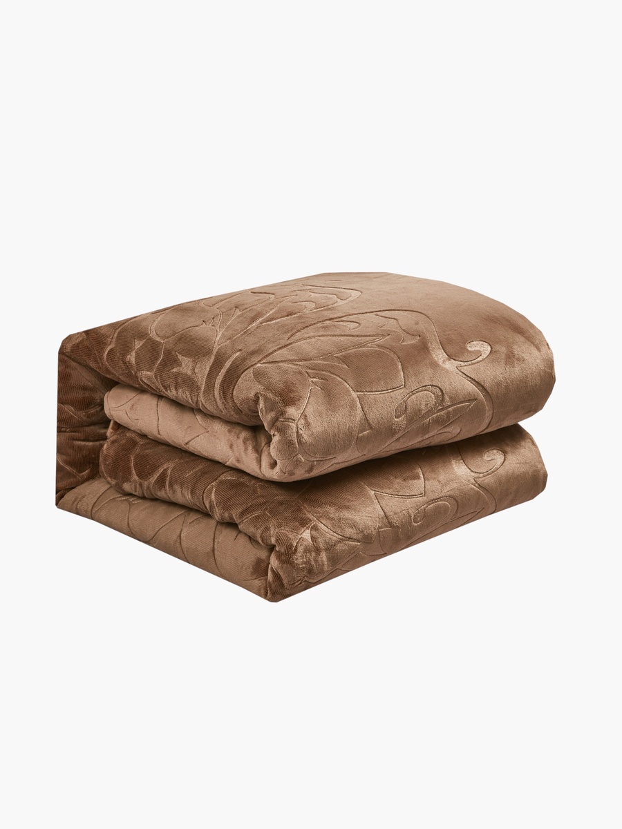 Embossed Velvet Comforter Set - King Size