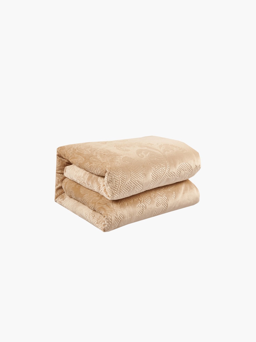 Embossed Velvet Comforter Set - King Size