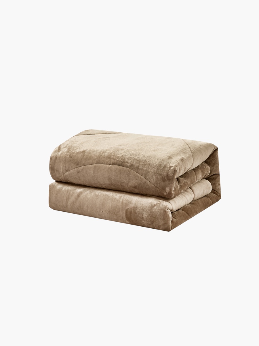 Plush Velvet Comforter Set - King Size