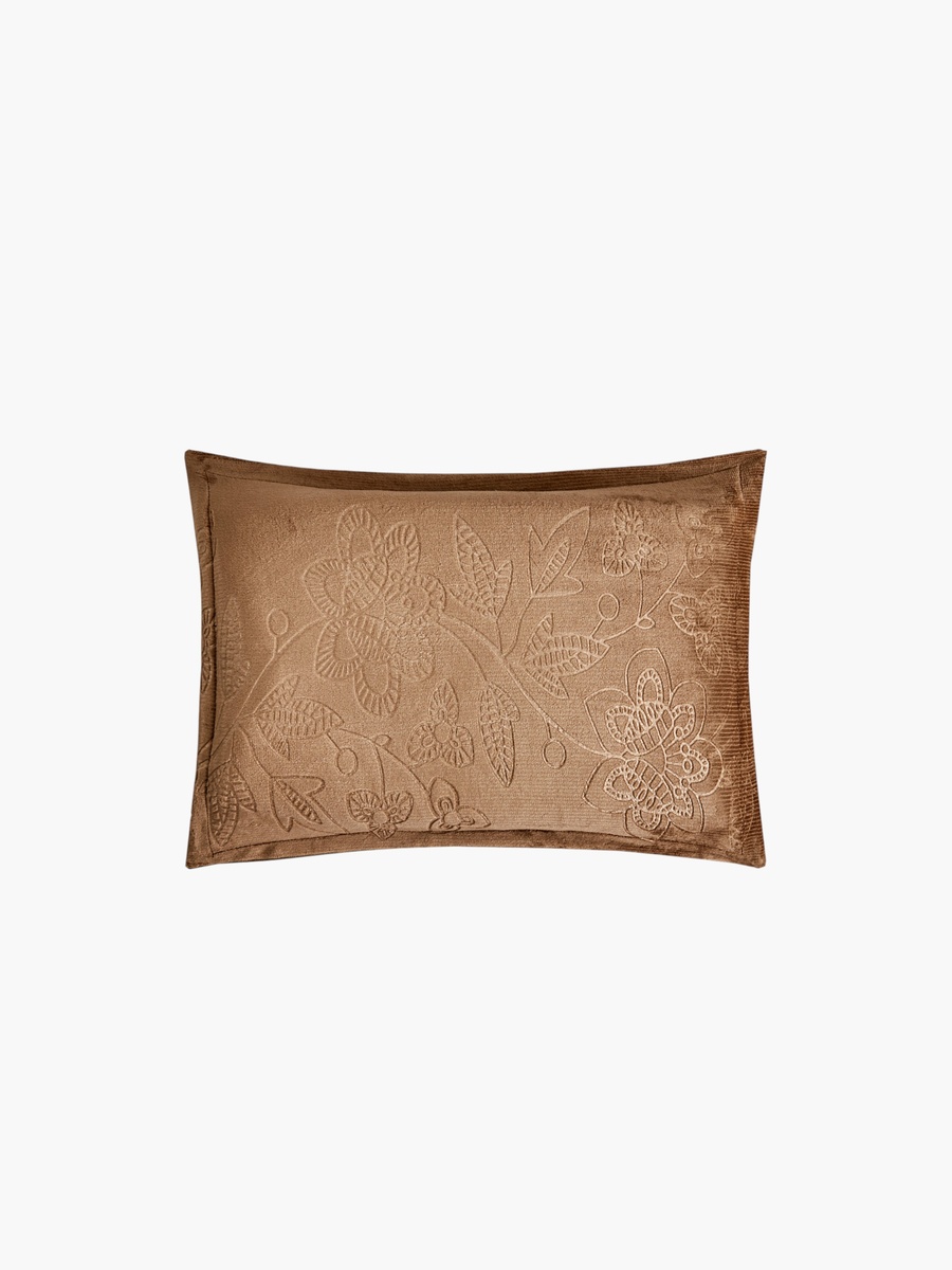 Embossed Floral Velvet Comforter Set
