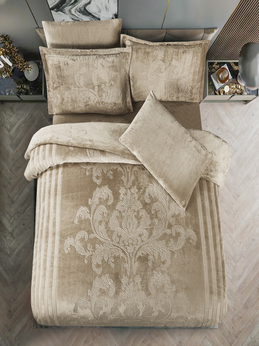 Embossed Velvet Comforter Set