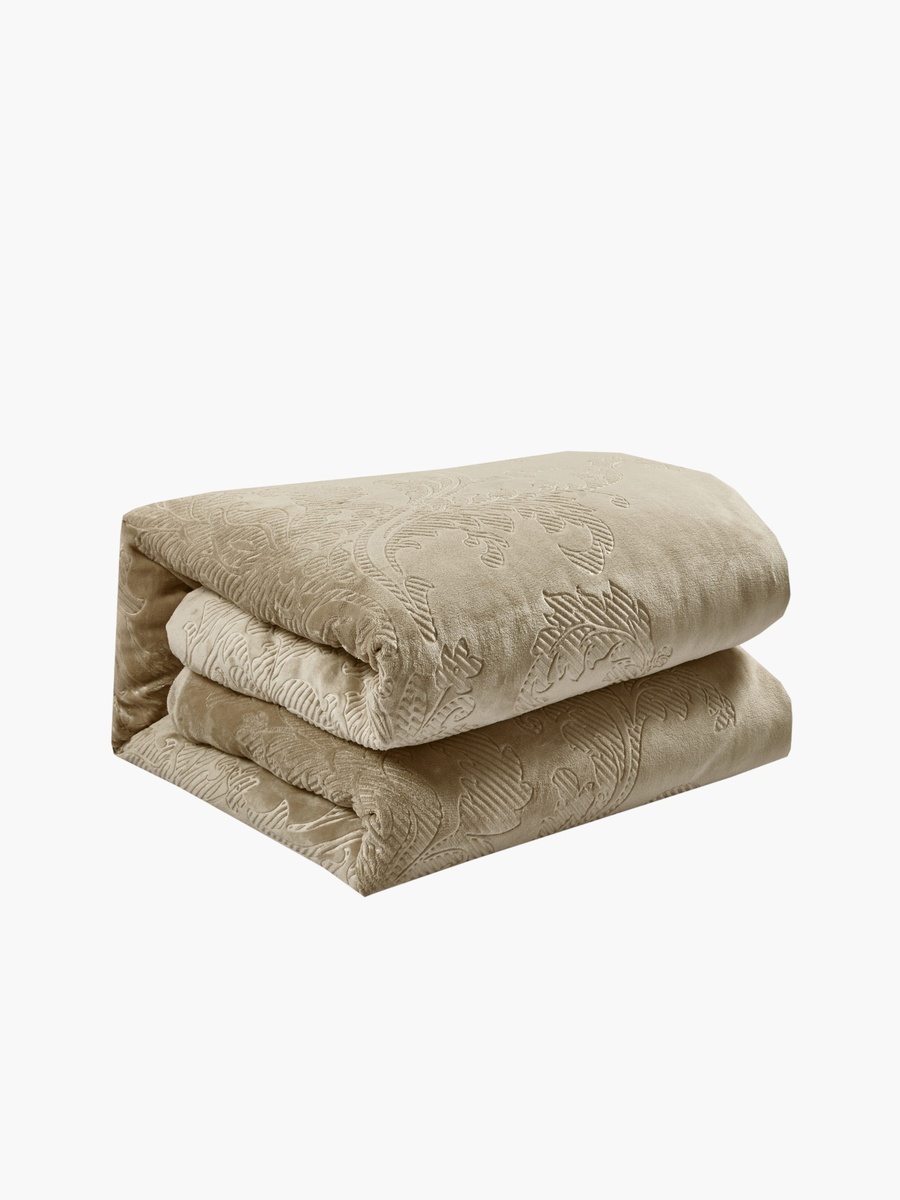 Embossed Velvet Comforter Set