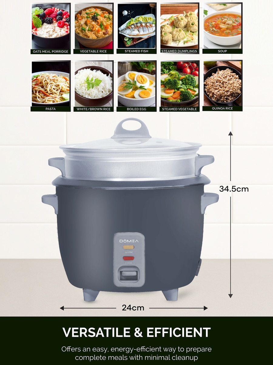 2in1 Electric Rice Cooker and Food Steamer, 1L 400W