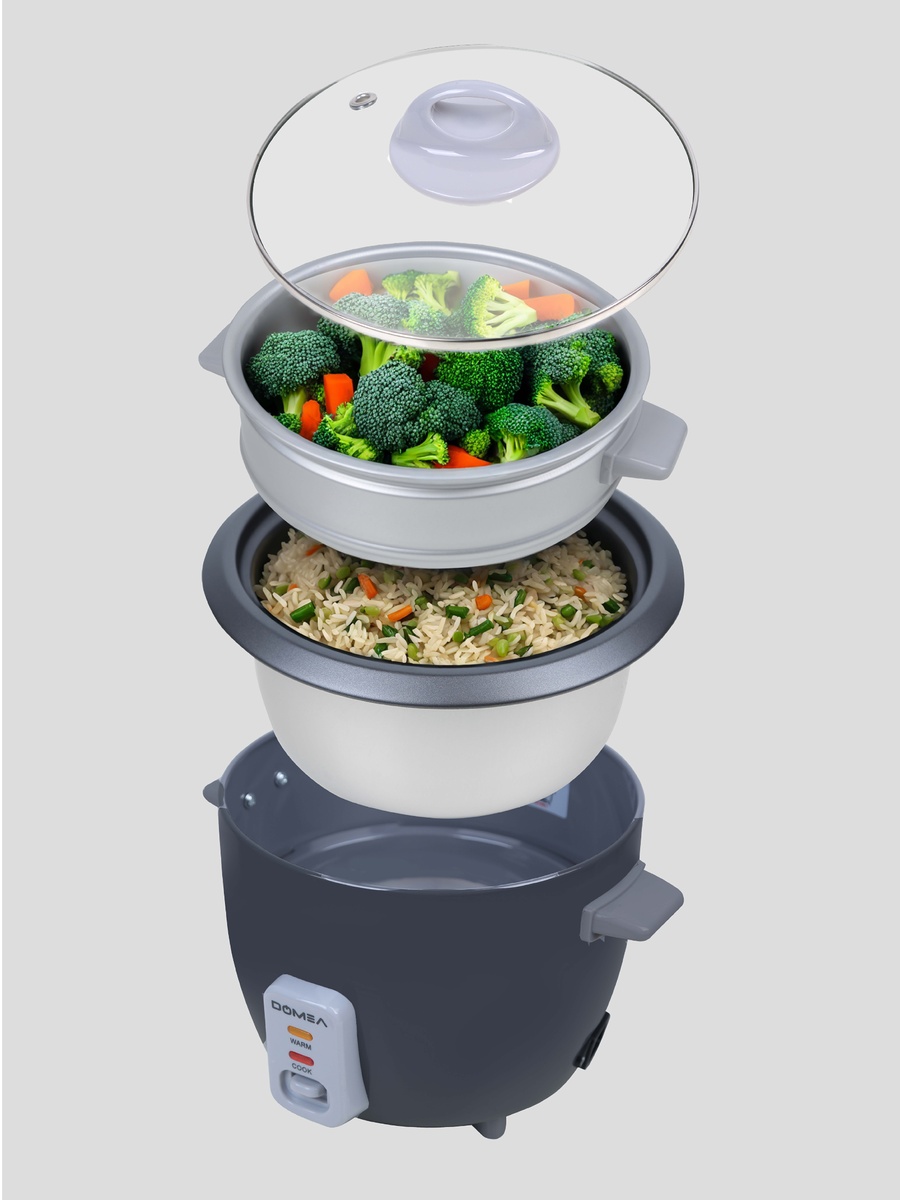 2in1 Electric Rice Cooker and Food Steamer, 1L 400W