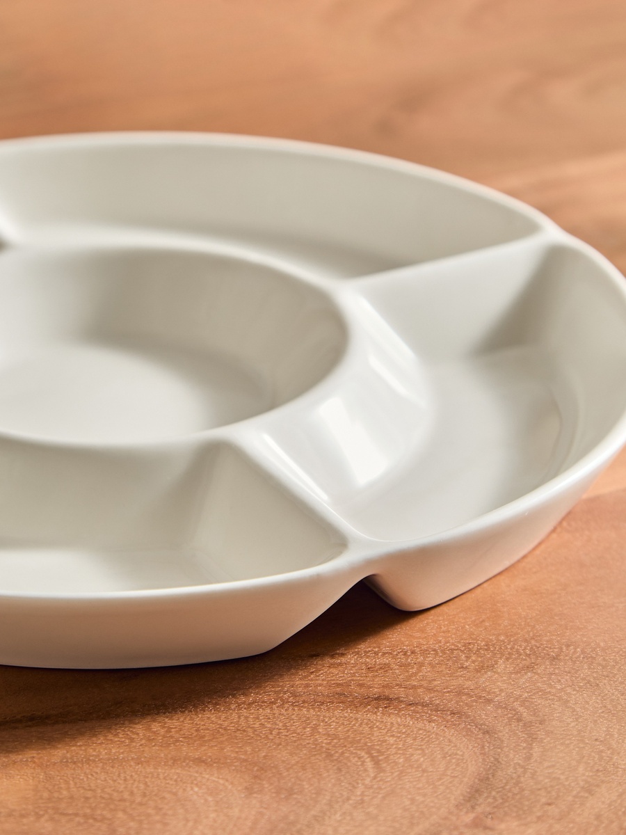 Alice New Bone China 5-Partion Platter - 20 cm