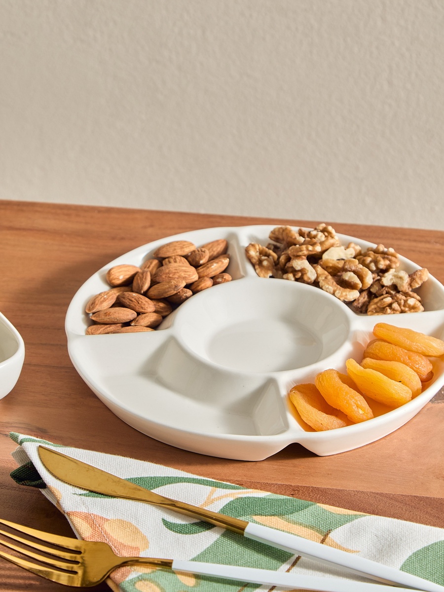 Alice New Bone China 5-Partion Platter - 20 cm
