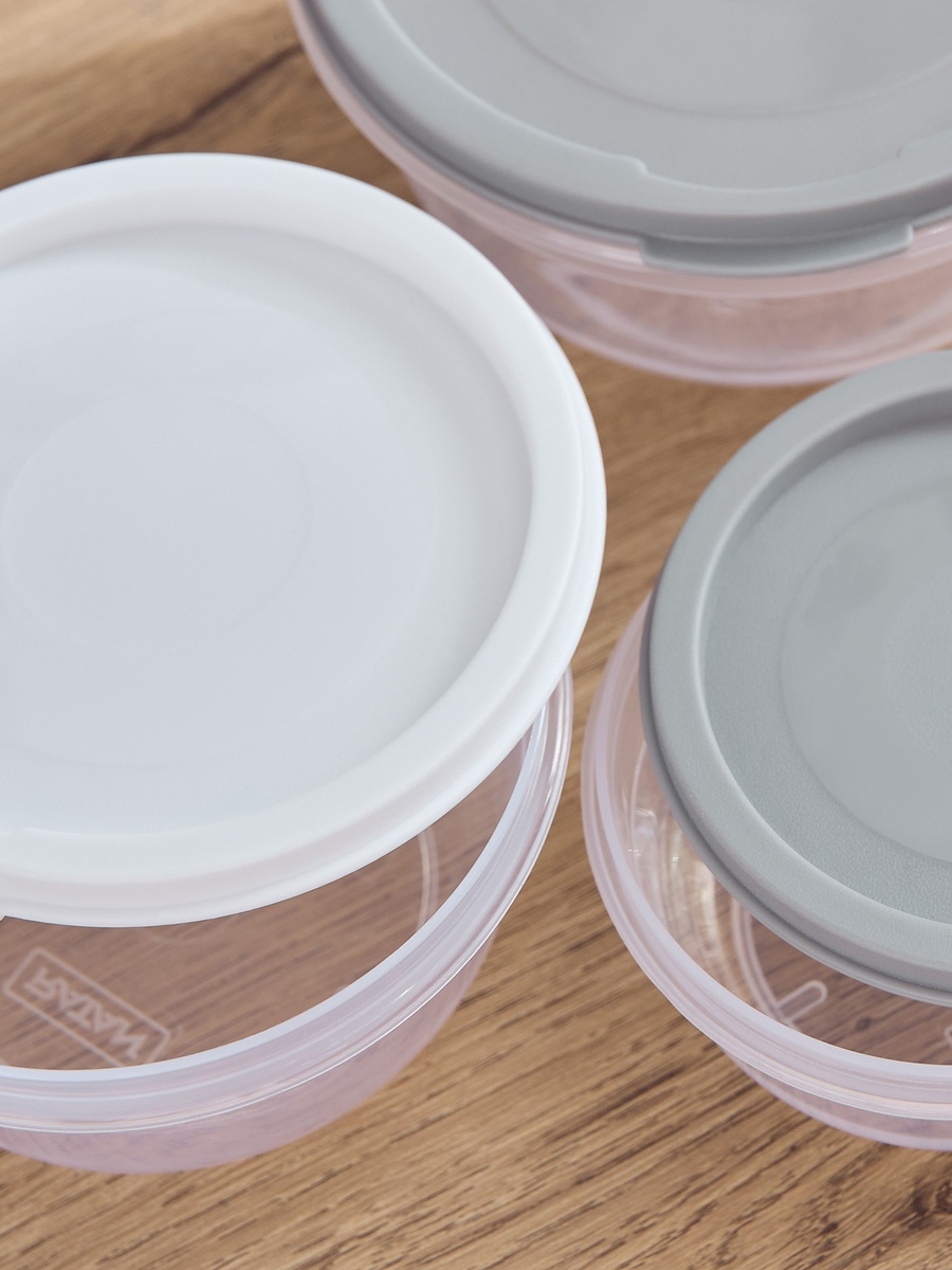 Spectra Solitaire 6-Piece Round Container Set