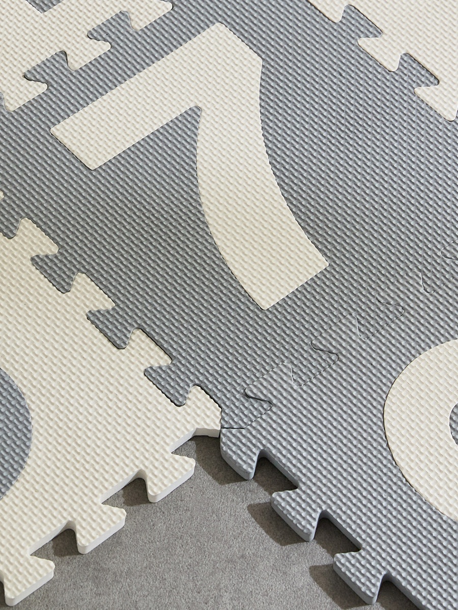 Mystify Foam 10-Piece Playmat Numerical Mat Set - 30x30x1 cm