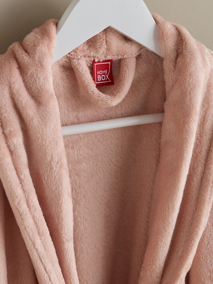 Atlanta Microfibre Flannel Bathrobe - Medium