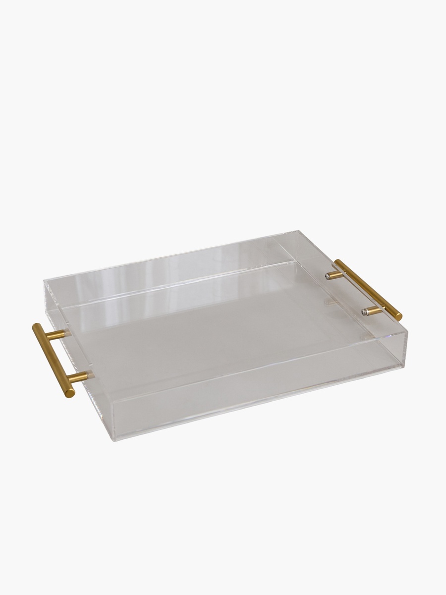 Bella Acrylic Serving Tray - 43x28x5 cm