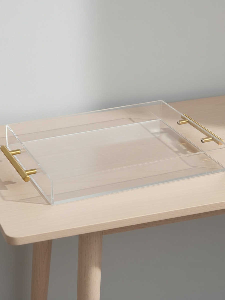 Bella Acrylic Serving Tray - 43x28x5 cm