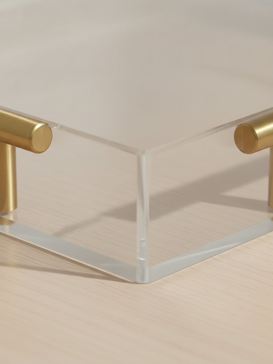 Bella Acrylic Serving Tray - 43x28x5 cm