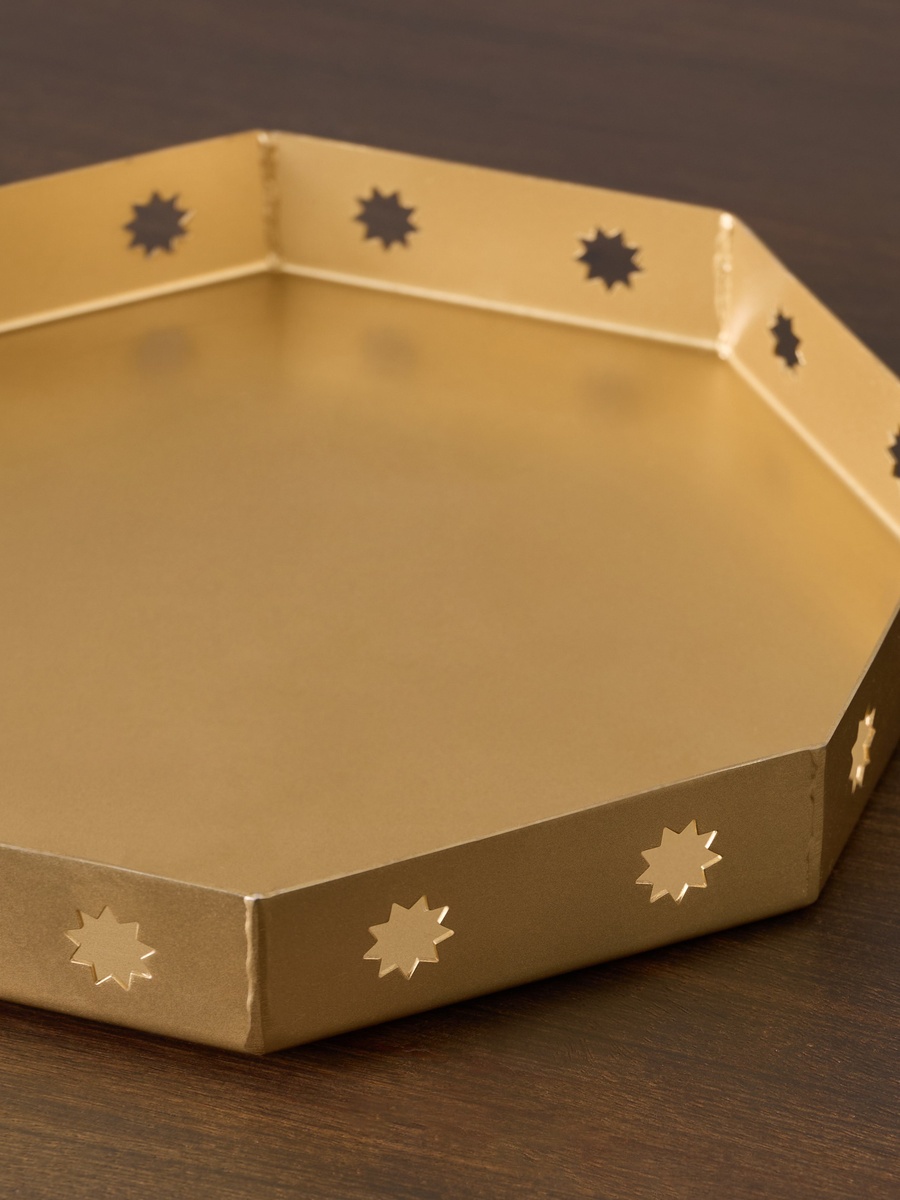 Layali Noor Serving Tray - 19x19x4 cm