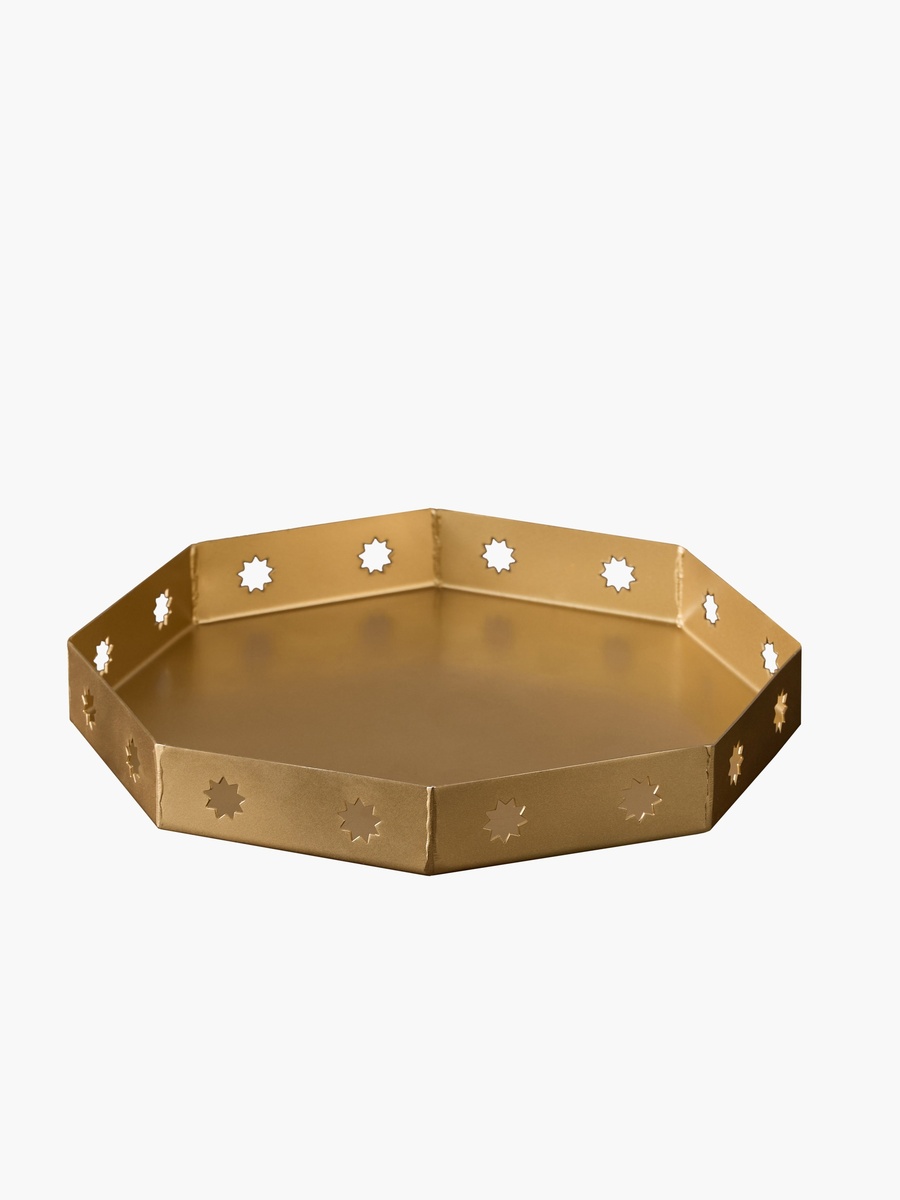 Layali Noor Serving Tray - 19x19x4 cm
