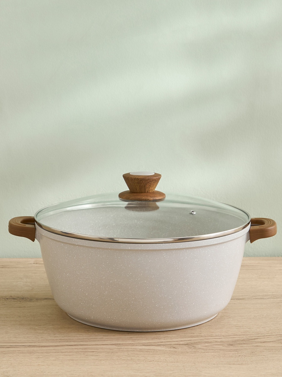 La Natura Induction Casserole with Lid - 28 cm