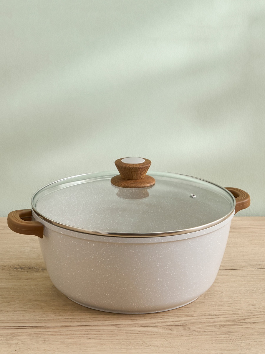 La Natura Induction Casserole with Lid - 28 cm