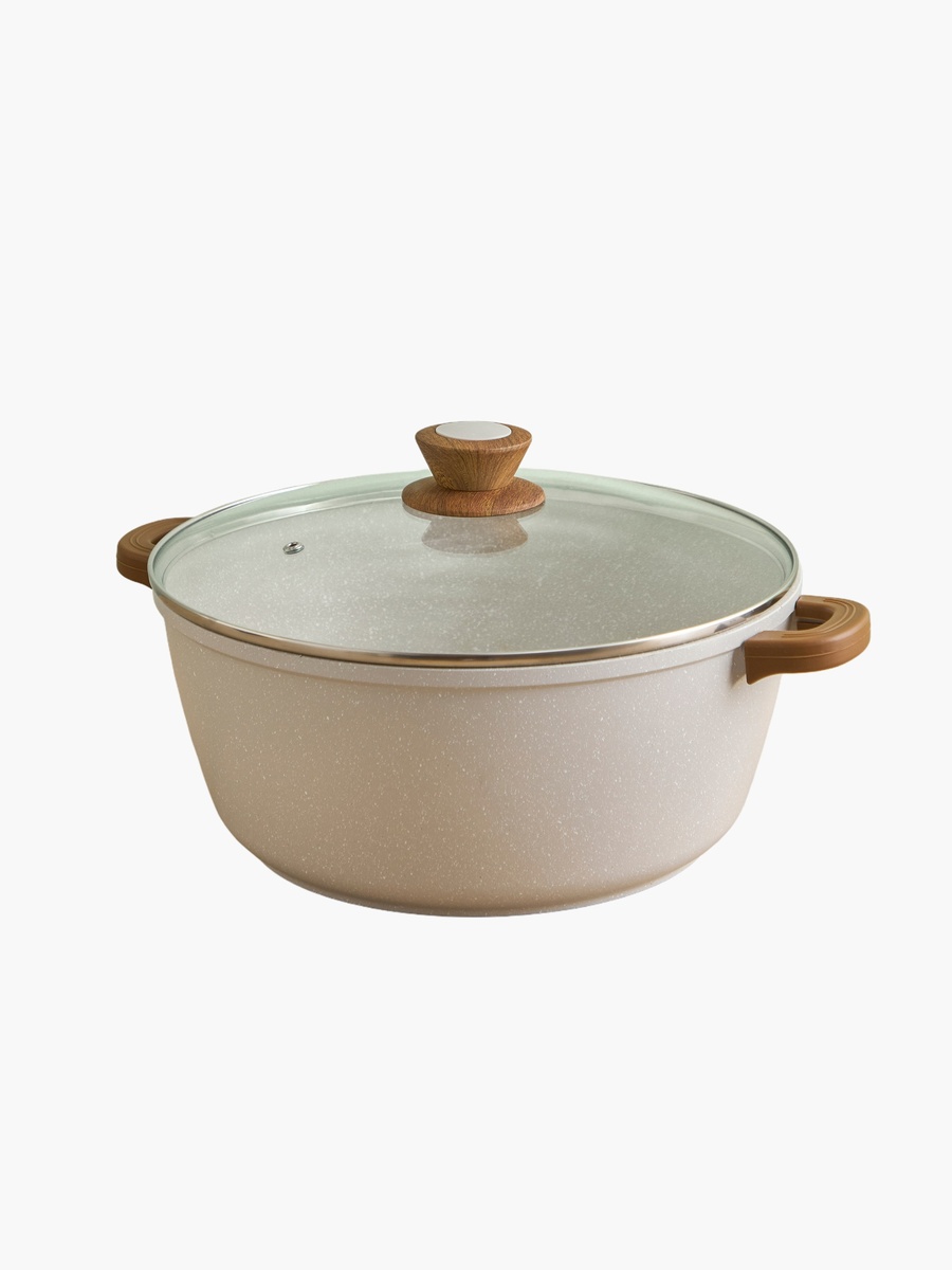 La Natura Induction Casserole with Lid - 28 cm