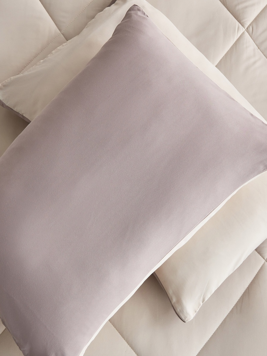 Derby 3-Piece Reversible Microfiber King Comforter Set - 220x240 cm
