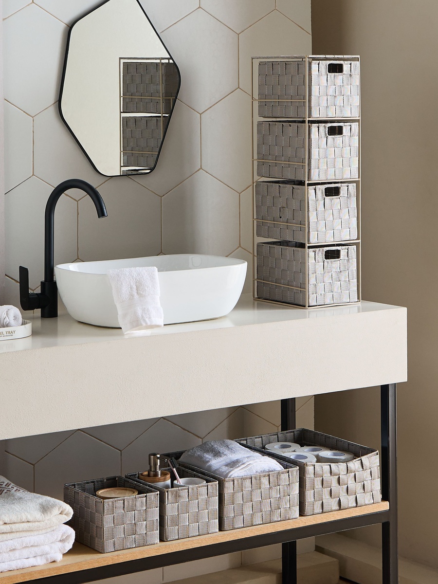 Strap 4-Piece Storage Basket Set