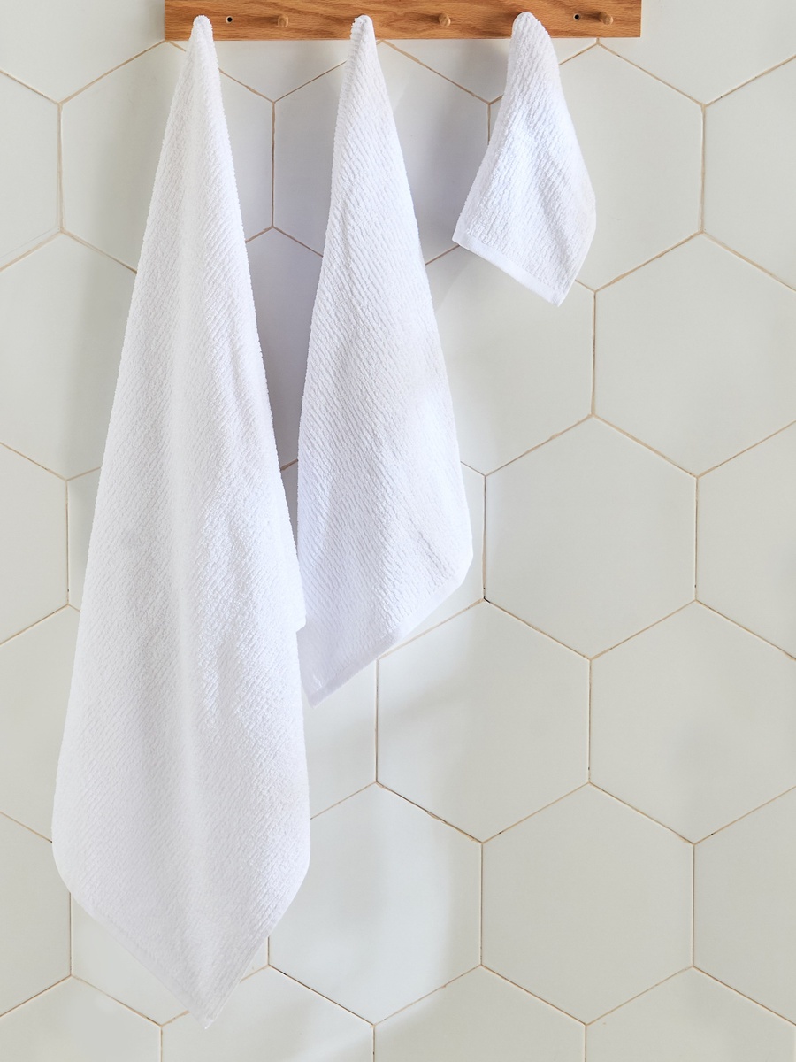 Atlanta 8-Piece Textured Cotton Towel Set