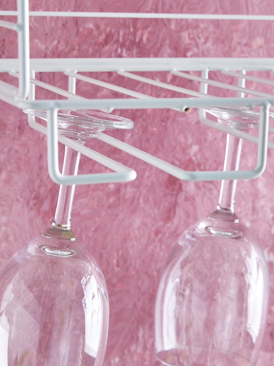 Maisan Under The Shelf Glass Holder