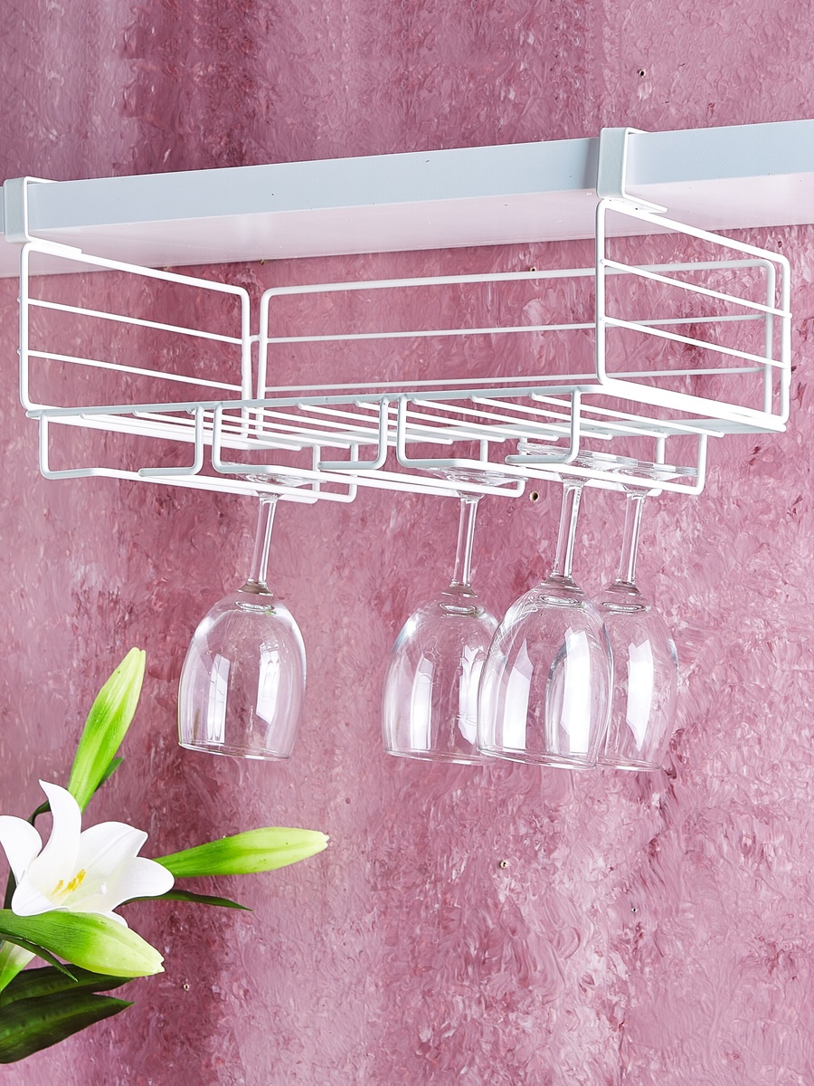 Maisan Under The Shelf Glass Holder