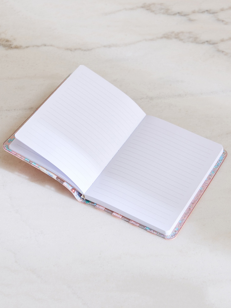 Scribble Peek-a-Boo with Glitter B6 80-Sheet Notebook - 12.3x18 cm