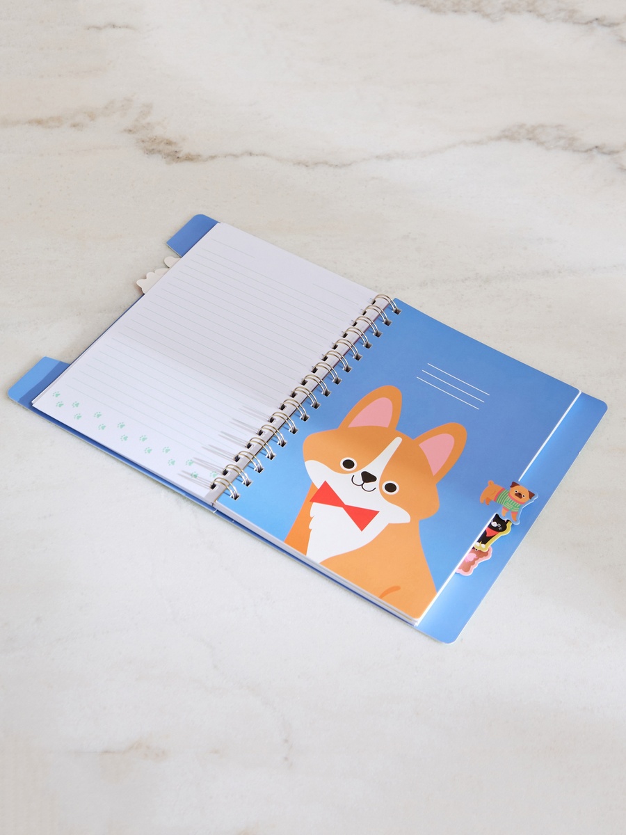 Scribble Pawsitive A5 Notebook with 80 sheets - 14.2x21 cm