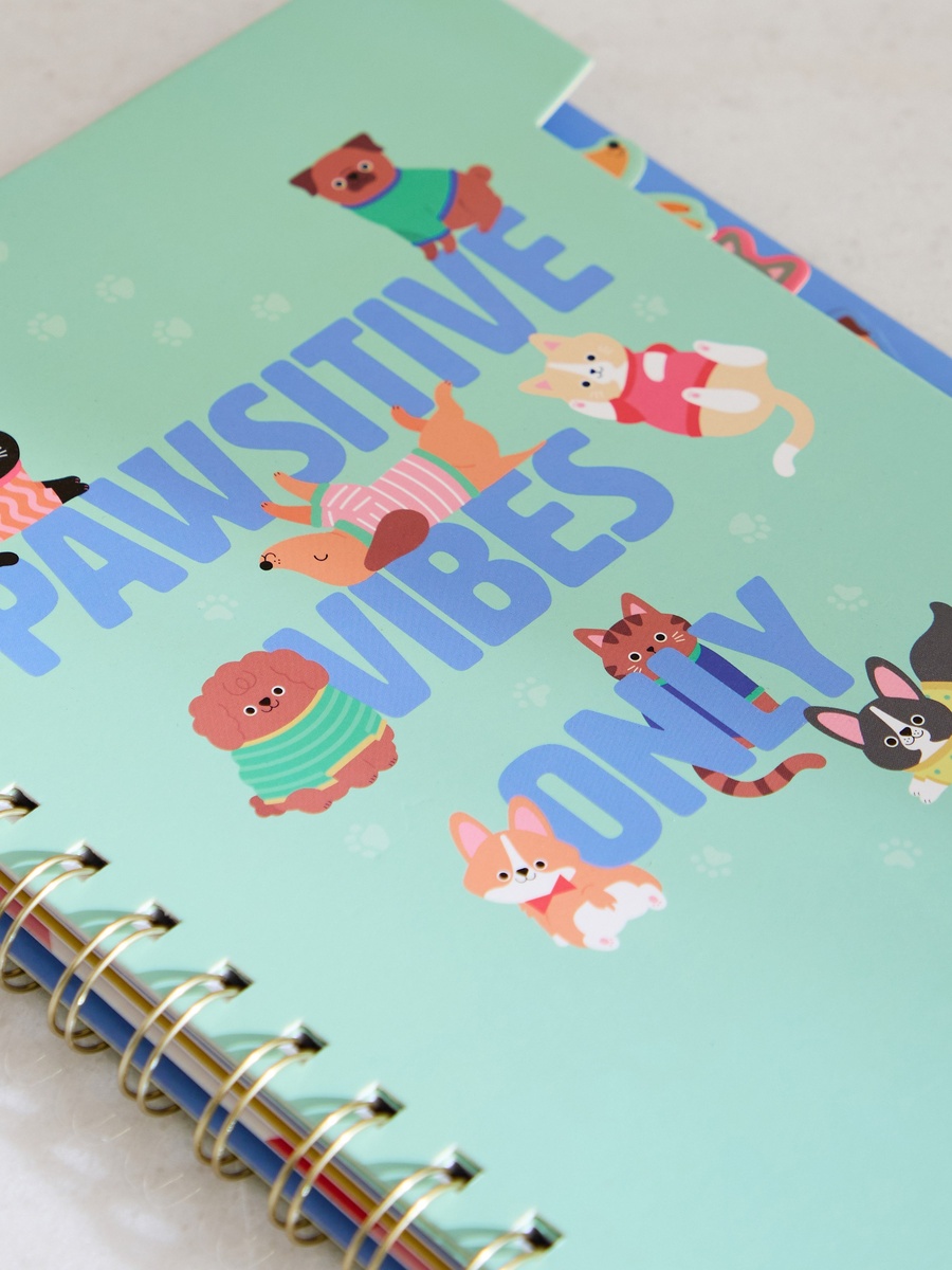 Scribble Pawsitive A5 Notebook with 80 sheets - 14.2x21 cm