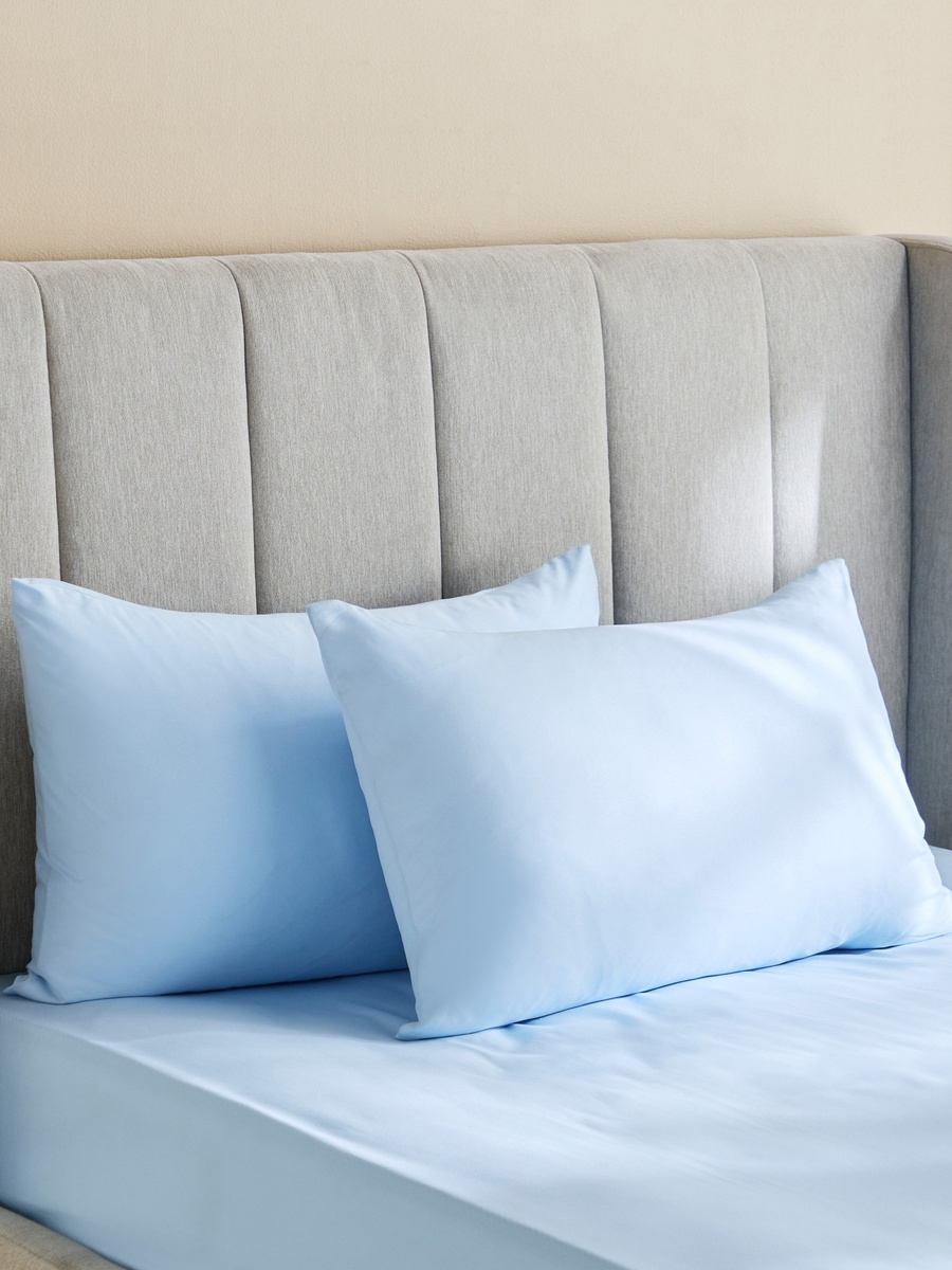 Derby 2-Piece Solid Microfiber Pillowcase Set - 45x70 cm