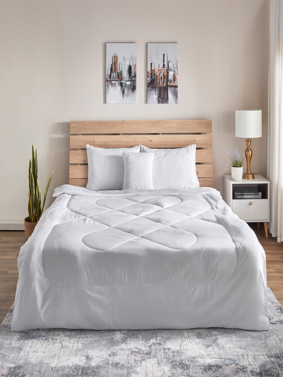 Andorra 5-Piece Queen Microfiber BIAB Comforter Set - 200x230 cm