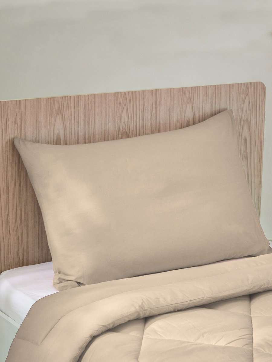 Ballina 2-Piece Solid Cotton Single Comforter Set - 135x220 cm