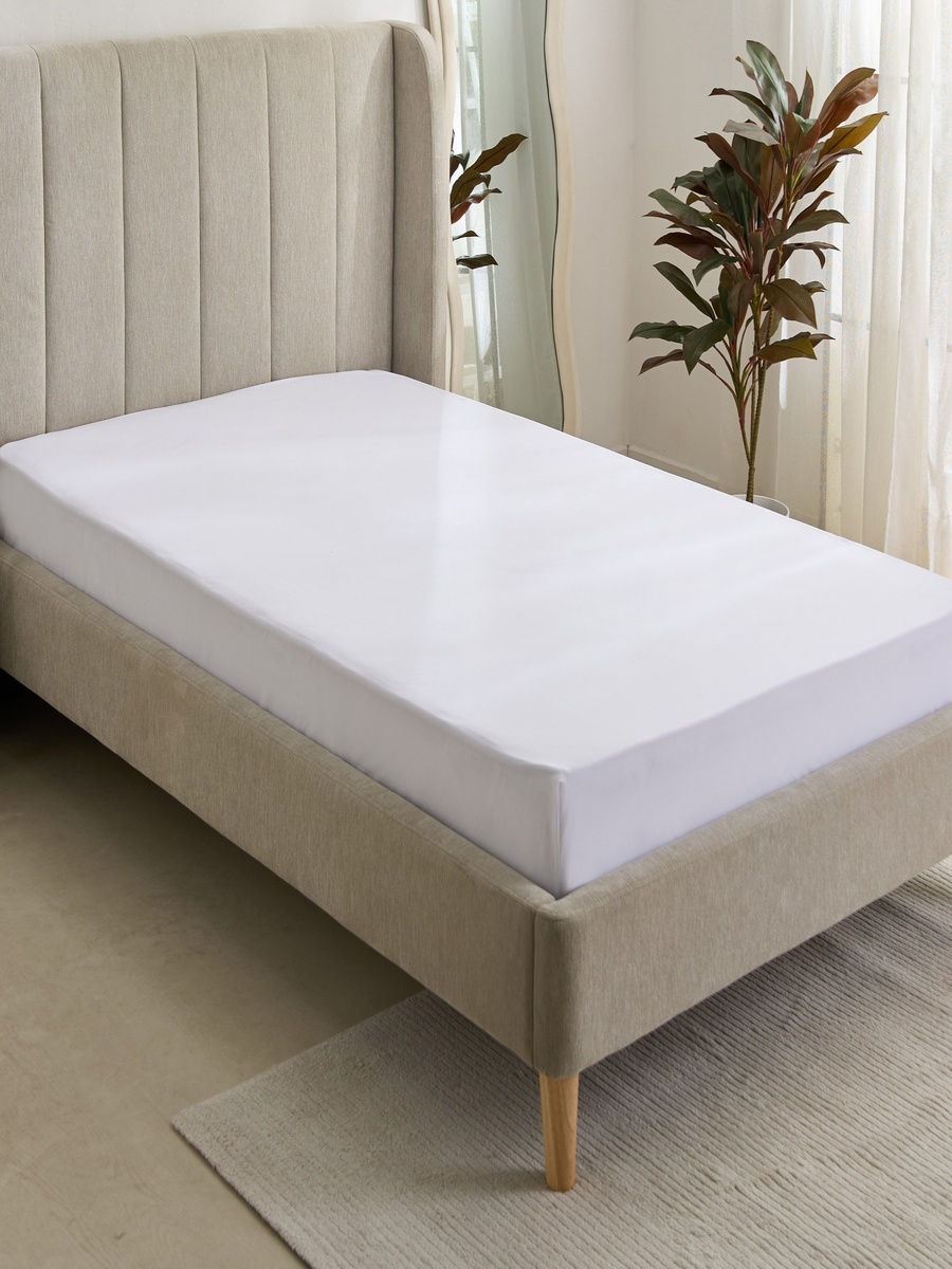 Purely Percale Twin Fitted Sheet - 120x200+40 cm