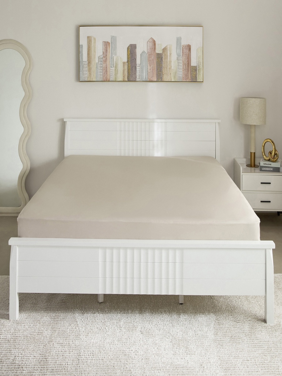 Purely Percale Olympic Queen Fitted Sheet - 160x200+40 cm