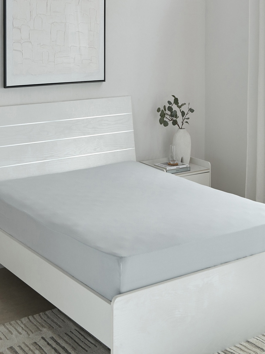 Essential Cotton Queen Fitted Sheet - 150x200+36 cm