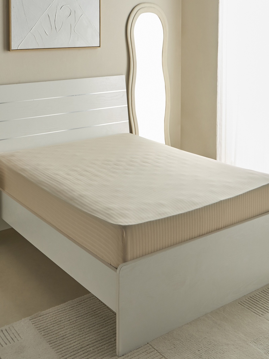 Hamilton Satin Stripe Olympic Queen Fitted Sheet - 160x200+36 cm