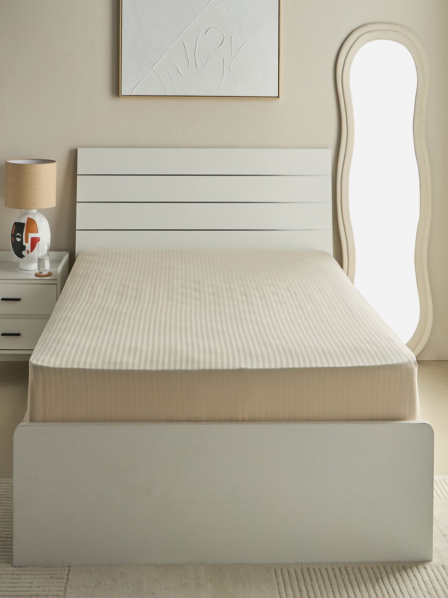 Hamilton Satin Stripe Olympic Queen Fitted Sheet - 160x200+36 cm