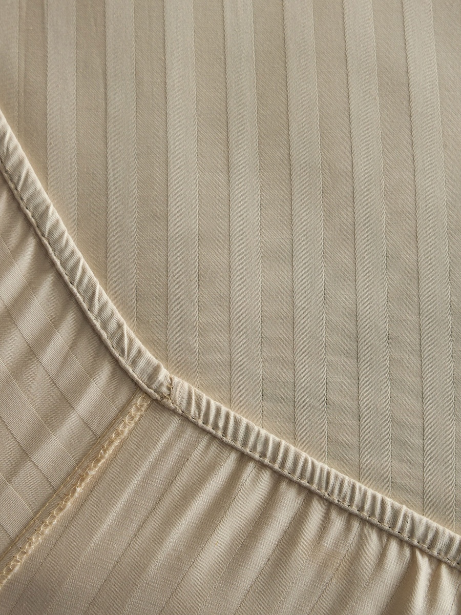 Hamilton Satin Stripe Olympic Queen Fitted Sheet - 160x200+36 cm