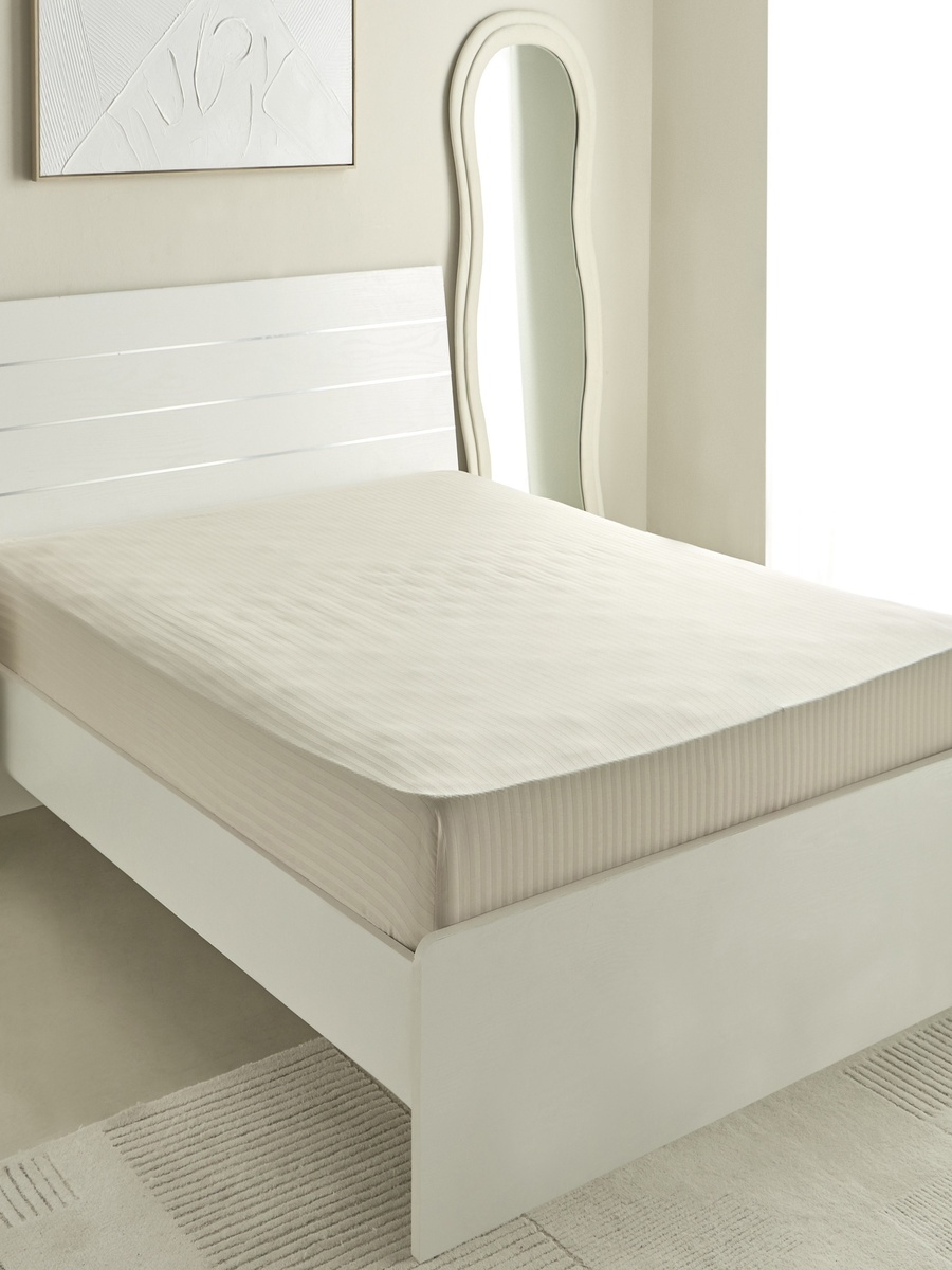 Hamilton Satin Stripe Olympic Queen Fitted Sheet - 160x200+36 cm