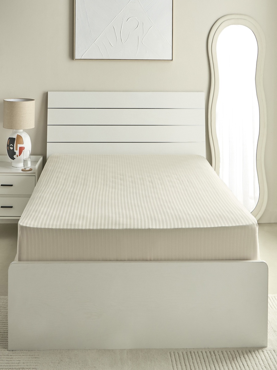 Hamilton Satin Stripe Olympic Queen Fitted Sheet - 160x200+36 cm