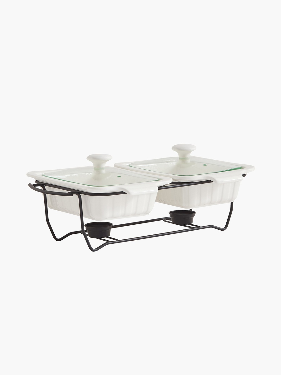 Supreme Twin Food Warmer - 28 cm