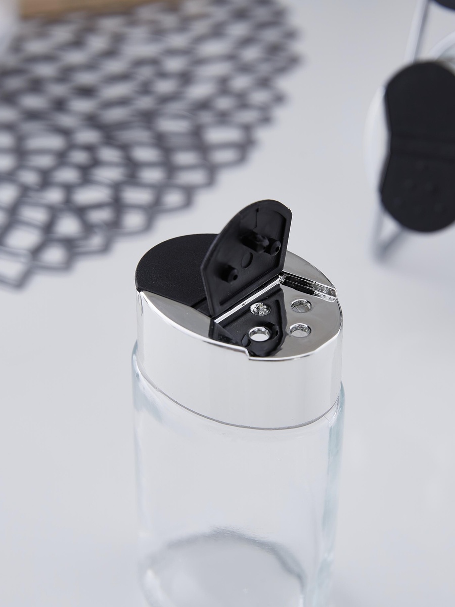 Karl 7-Piece Spice Jar Set with Rack