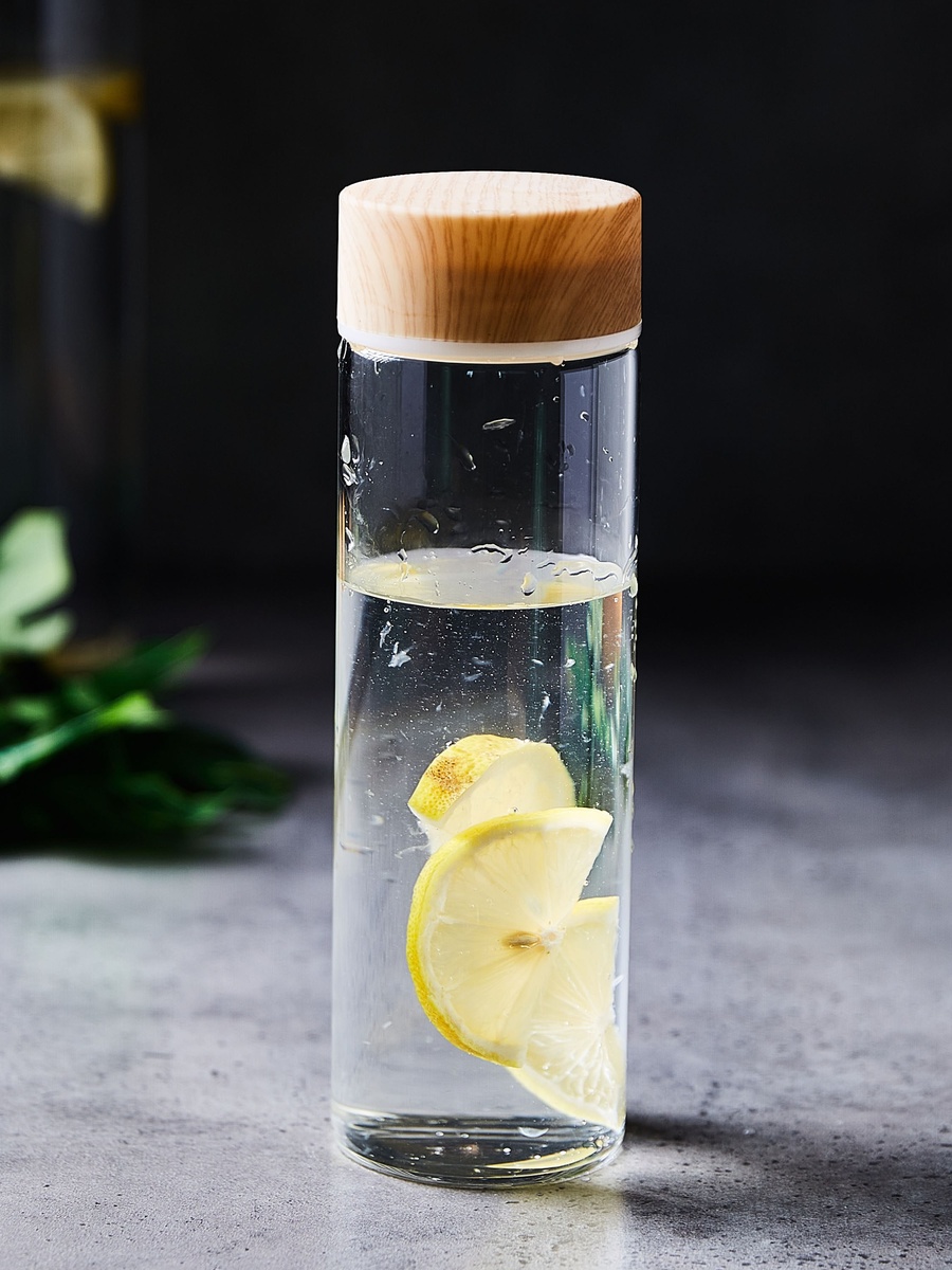 Coolers Borosilicate Bottle with Wooden Finish Lid - 500 ml
