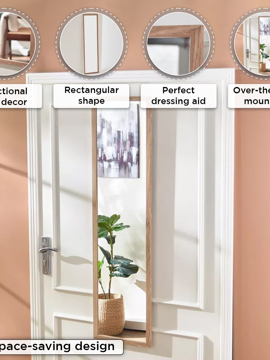 Aroma Over-the-Door Mirror - 30x120 cm
