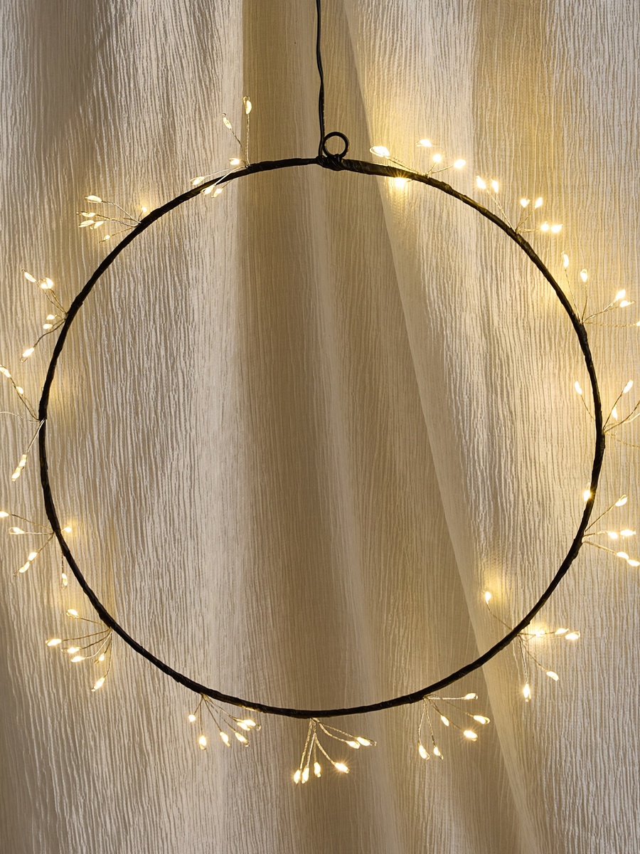 Orla 90 LED Round Metal Hanging Light - 30 cm