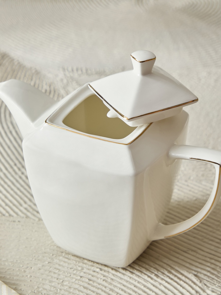 Peace New Bone China Line Teapot - 1.6 L