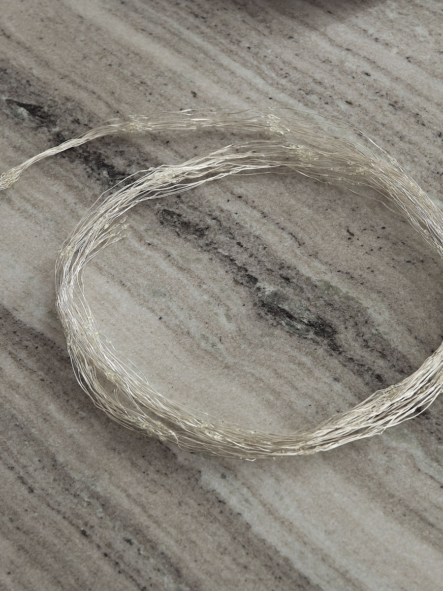 Dux 2.4 m Copper Wire Garland Light with 12 Strings and 300 Warm LED