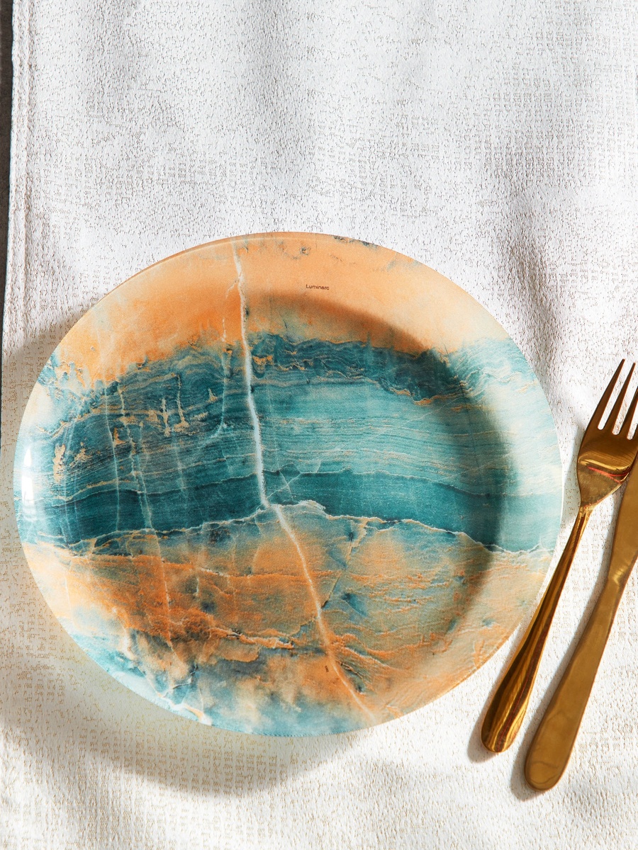 Luminarc Glass Granitelia Dinner Plate - 26 cm